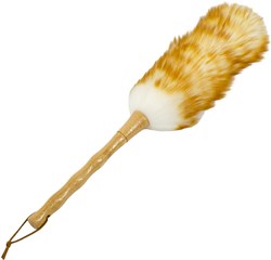 Michelino Staubwedel aus Bambuswolle Reinigungszubehör Staubentferner