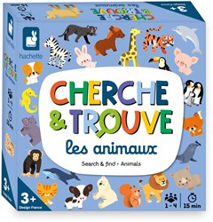 Janod Such- und Findespiel - Tiere - Lernspiel für Kinder