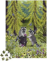 Janod Kidult Puzzle Waschbären