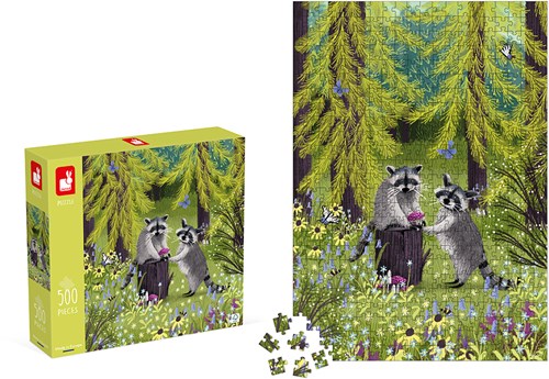 Janod Kidult Puzzle Waschbären-2