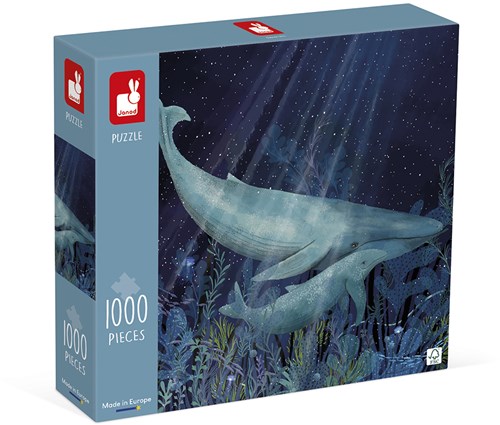 Janod Kidult Puzzle Wale in der Tiefsee-3
