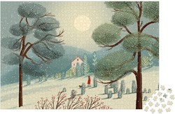 Janod Kidult Puzzle Ein Winterwunderland