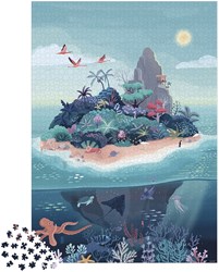 Janod Kidult Puzzle Die geheimnisvolle Insel