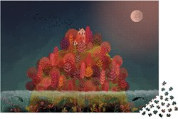 Janod Kidult Puzzle Die roten Herbstfarben