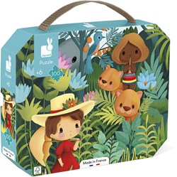Janod Puzzle Kunst - Rousseau 100 Teile pädagogisches Spielzeug