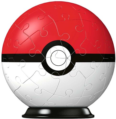 Ravensburger 3D Puzzle 11256 - Puzzle-Ball Pokémon Pokéballs - Pokéball Classic 11256 - 54 Teile - für Pokémon Fans ab 6 Jahren-2