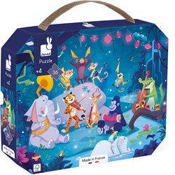 Janod Puzzle Sommerfest - Kartonpuzzle 36 Teile - Lernspielzeug