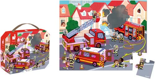 Janod Puzzle Die Feuerwehr-2