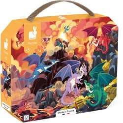 Janod Puzzle Drachen - 54 Teile Kartonpuzzle Kinder