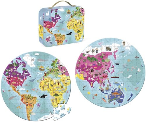 Janod Puzzle - Erde - 208 Teile-2