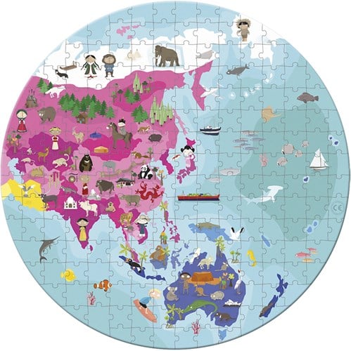 Janod Puzzle - Erde - 208 Teile-3