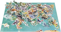 Janod - Lernpuzzle die Dinosaurier - 200 Teile - Ab 6 Jahren, J02679