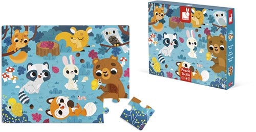 Haptik-Puzzle "Waldtiere" (20 Teile) Im Karton-2