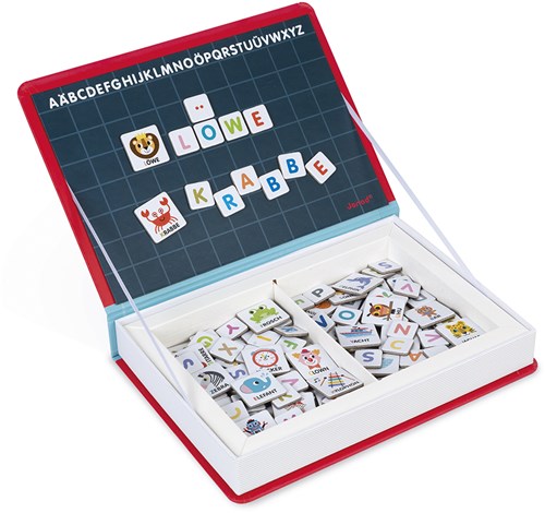 Janod Magnetbuch Alphabet - Lernspielzeug Deutsch lernen-3