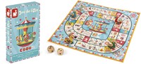 Janod J02743 Karussell-Gänsespiel, Familienspiel, Holzfiguren, für Kinder ab 4 Jahren-2