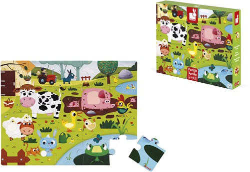 Haptik-Puzzle "Bauernhof" (20 Teile) Im Karton-2