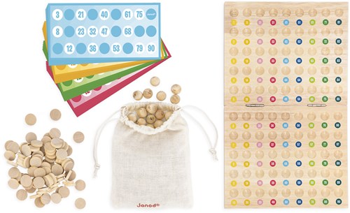 Janod Bingo Spiel - Klassisches Gesellschaftsspiel für Kinder-3