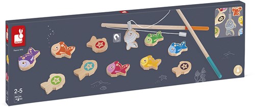 Magnet-Angelspiel Holz "Let'S Go Fishing"-3