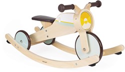 Janod Bikloon 2-in-1 Holz Schaukelmotor & Dreirad