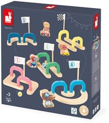 Janod Murmelbahn Applepop - Holzspielzeug für Kinder