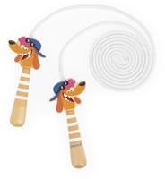 Janod Springseil Hund - Holzgriff - verstellbar - Outdoor-Spielzeug-2