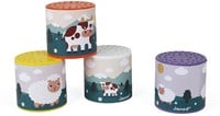 Janod Spielzeug - Pocket Moo & Baa Geräuschdose für Kinder