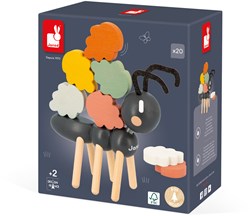 Janod Holz-Balancierspiel Ameise - Sweet Cocoon Balance Spielzeug für Kinder