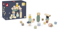 Janod Sweet Cocoon Stapelsteine - Holzbausteine für Kinder ab 2 Jahren-2