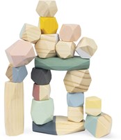 Janod Sweet Cocoon Stapelsteine - Holzbausteine für Kinder ab 2 Jahren-3