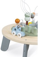 Janod - Sweet Cocoon Aktivitätstisch aus Holz - Multi-Spieltisch, für Kleinkinder geeignet - Aktivitäten ab 1 Jahr, Feinmotorische Entwicklung - Farben auf Wasserbasis - Ab 1 Jahr, J04402-3