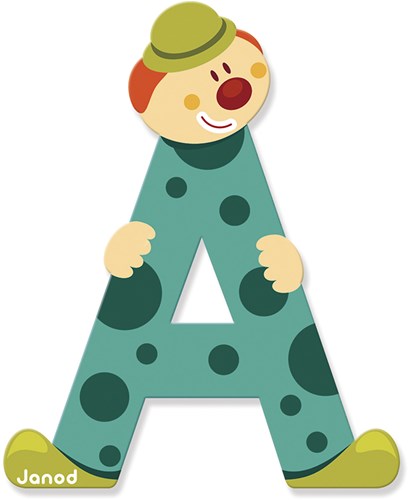 Buchstabe "Clown" A