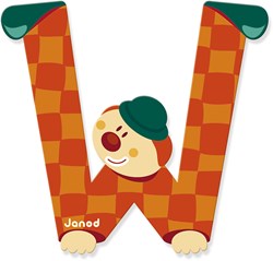 Buchstabe "Clown" W