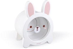 Janod Spardose - Holz Hase mit transparentem Fenster für Kinder