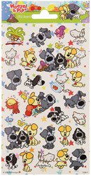 Totum Stickerset Woezel & Pip - Kinder Sticker - Mehrfarbig