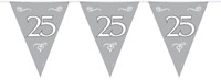 Folat Girlande Jubiläum 25 Jahre silber Kunststoff 10 Meter-3