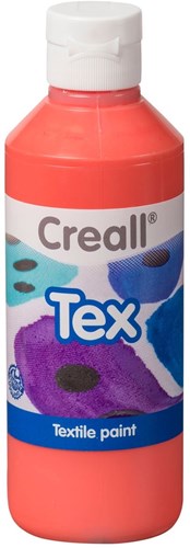 Creall Textilfarbe Orange 250ml - Textilfarbe für Kinder und Erwachsene