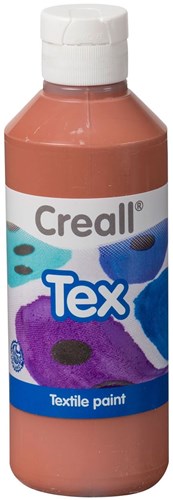 Creall Textilfarbe braun 250ml - Textilfarbe für Kleidung und Taschen