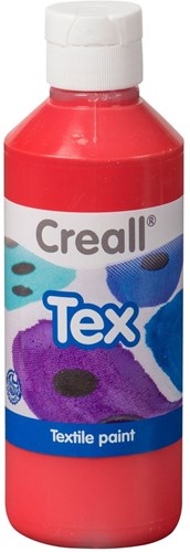 Creall Textilfarbe rot 250ml - Textilfarbe für Kinder und Erwachsene