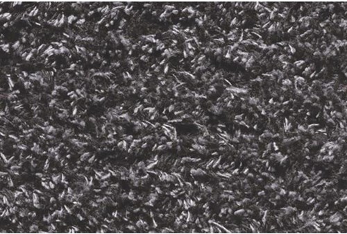 HQ Schmutzfangmatte anthrazit 50x80cm - waschbare Türmatte Baumwolle Polyester