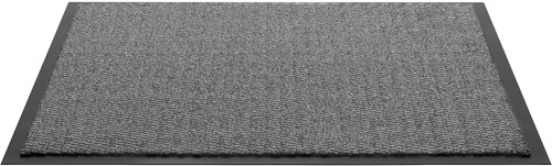 Hamat Fußmatte grau 60x90 cm Schmutzfangmatte Antirutsch Vinyl