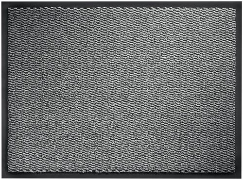 Hamat Fußmatte grau 60x90 cm Schmutzfangmatte Antirutsch Vinyl-2