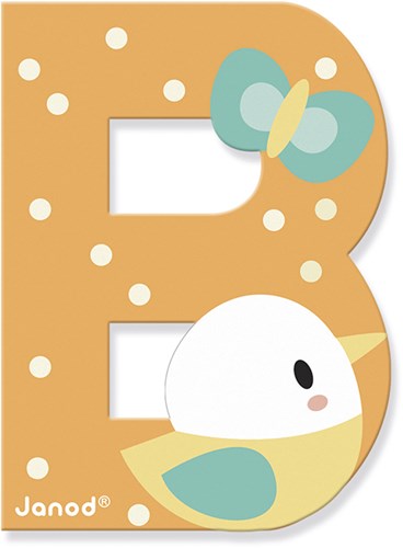 Janod Holzspielzeug - Alphabet Buchstabe B Lernspiel