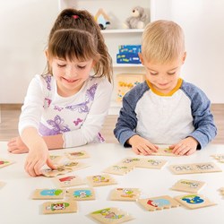Beleduc Holzpuzzle Cognito Räumlichkeit Lernspielzeug