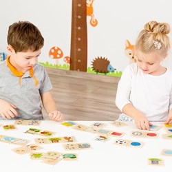 Beleduc Holzpuzzle Cognito Formen Lernspielzeug für Kinder