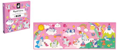 Janod Magneti Stories - Einhorn Magnetspielset - Kreatives Spielzeug-2