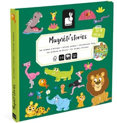Janod Magnetset afrikanische Tiere - Magneti Stories Lernspielzeug