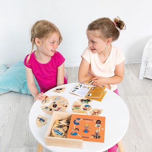 Beleduc Lernspiel Puzzle HUMANICO Professionals Berufe für Kinder-2