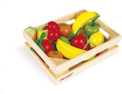 Kiste mit 12 Stück Obst