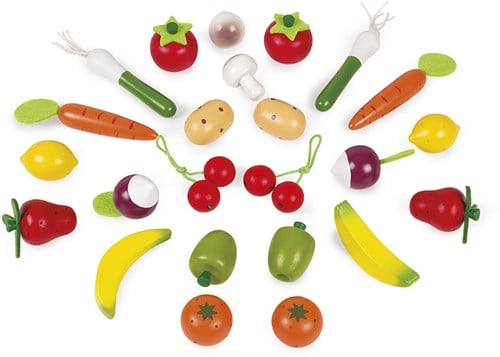 Korb mit 24 Stück Obst und Gemüse-2