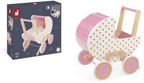 Janod Candy Chic - Puppenwagen-3